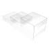 FixtureDisplays Clear Acrylic 3-Tier Countertop Display - Ideal for Candy, Vanity, and Toiletries - 6